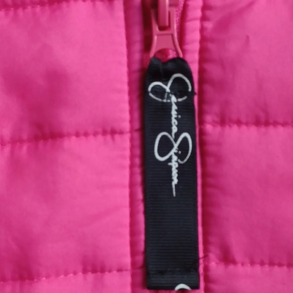 Jessica Simpson jacket pink and gray size 14-16